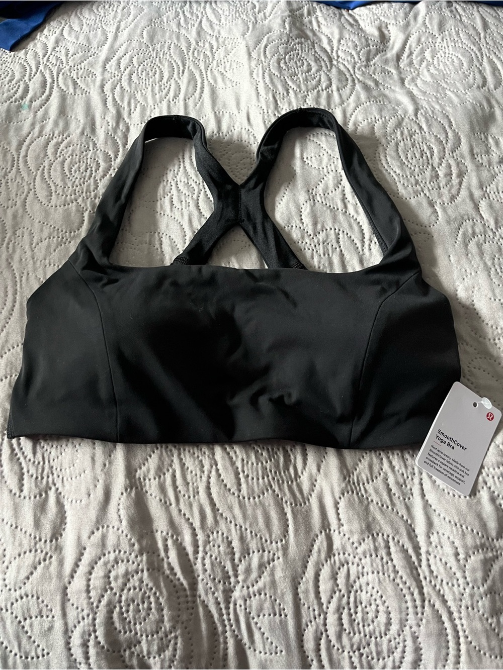 lululemon athletica Black Crossback Sports Bra